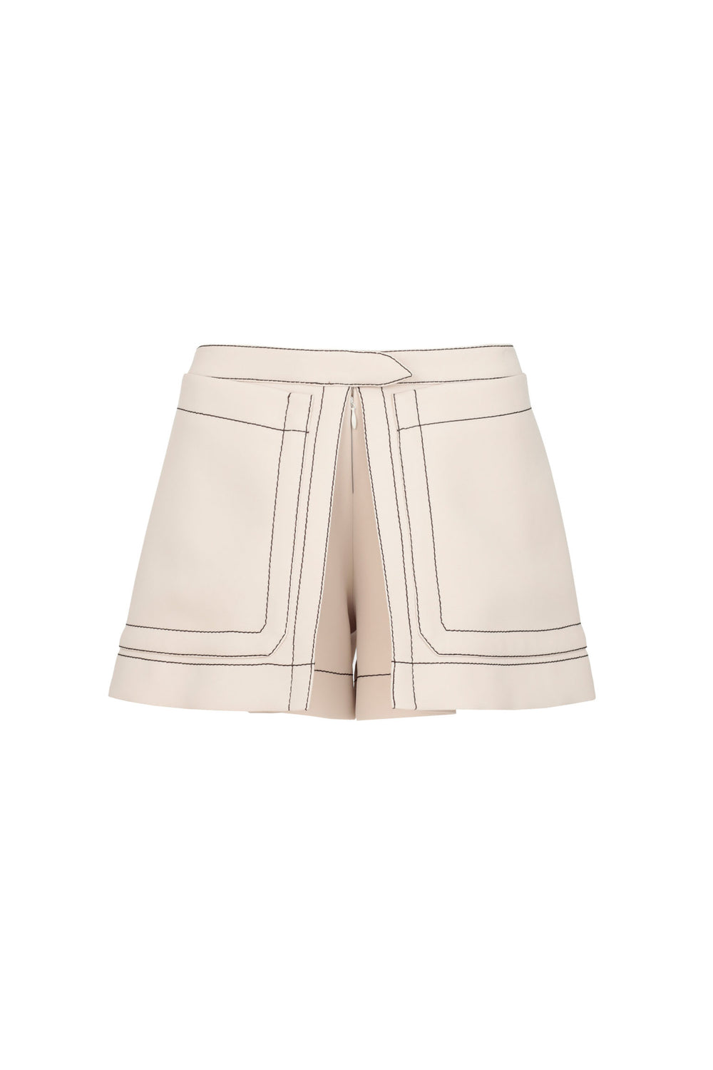 Shorts With Contrasting Stitching
