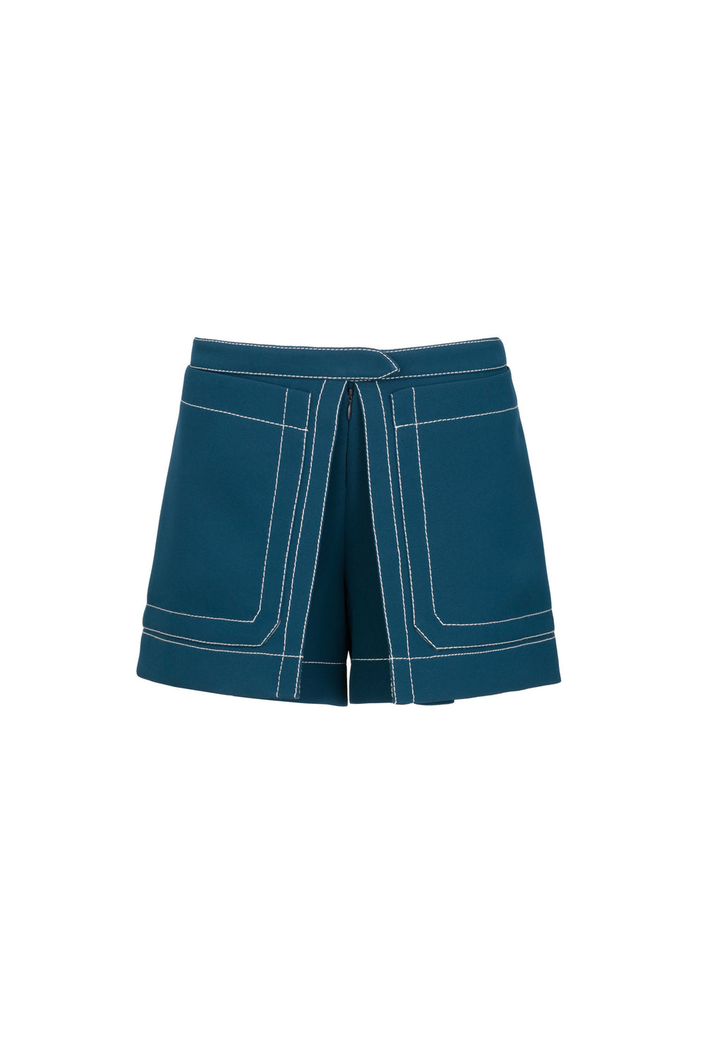 Shorts With Contrasting Stitching