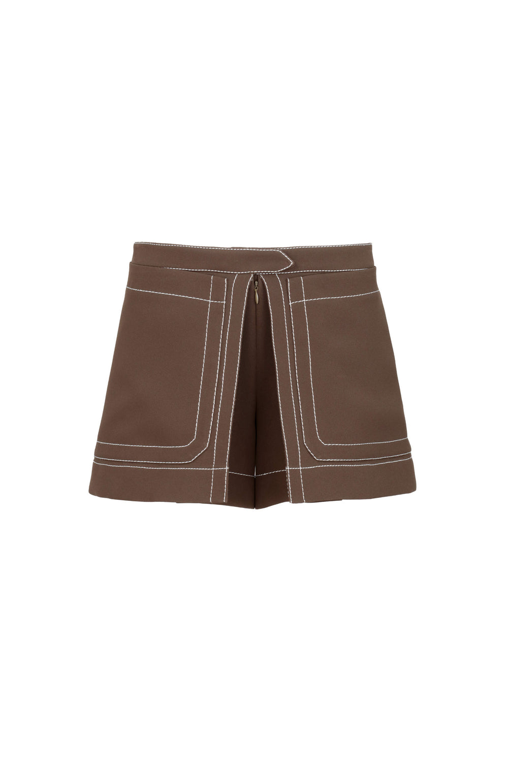 Shorts With Contrasting Stitching