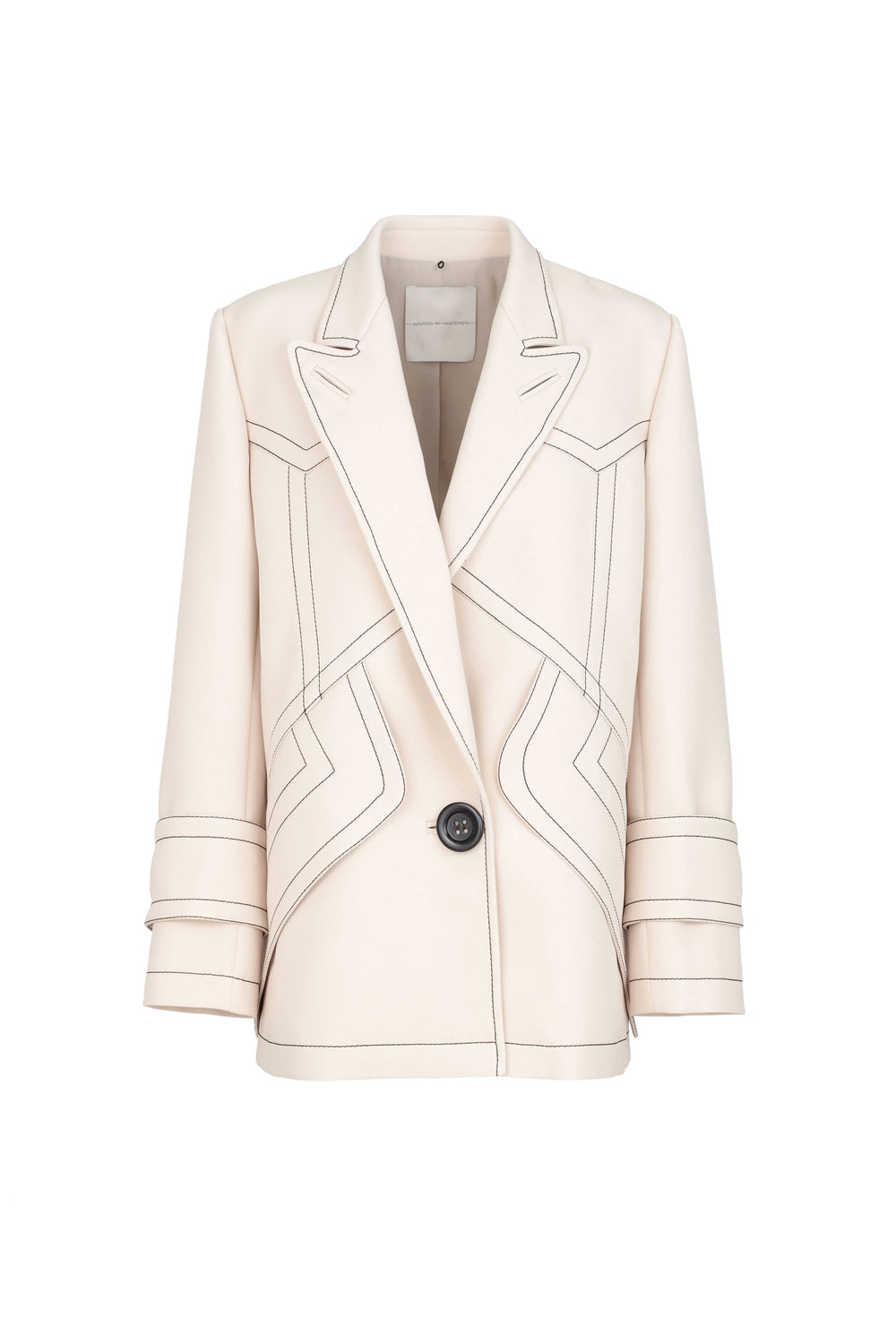 Jacket With Contrasting Stitching