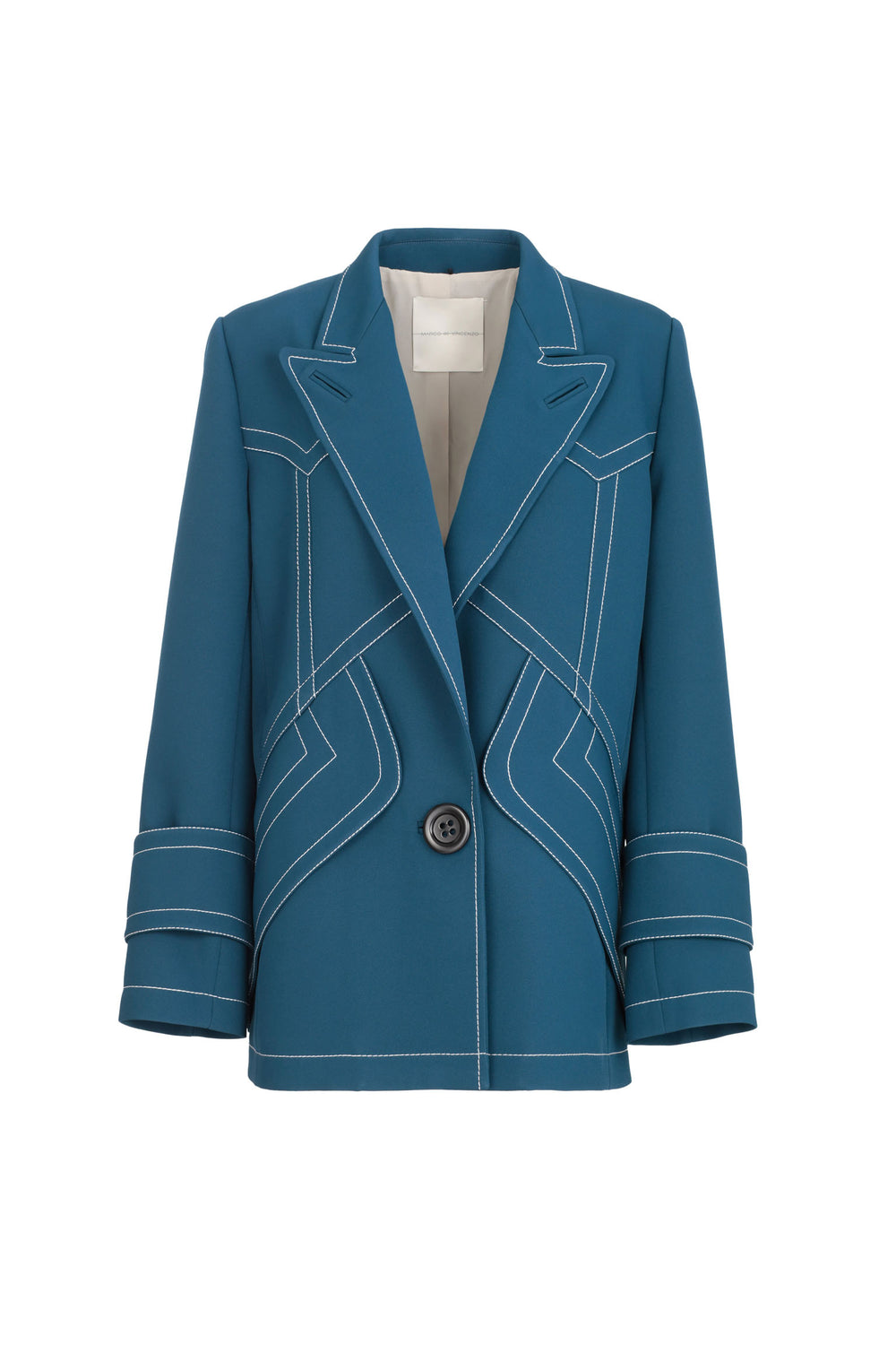 Jacket With Contrasting Stitching