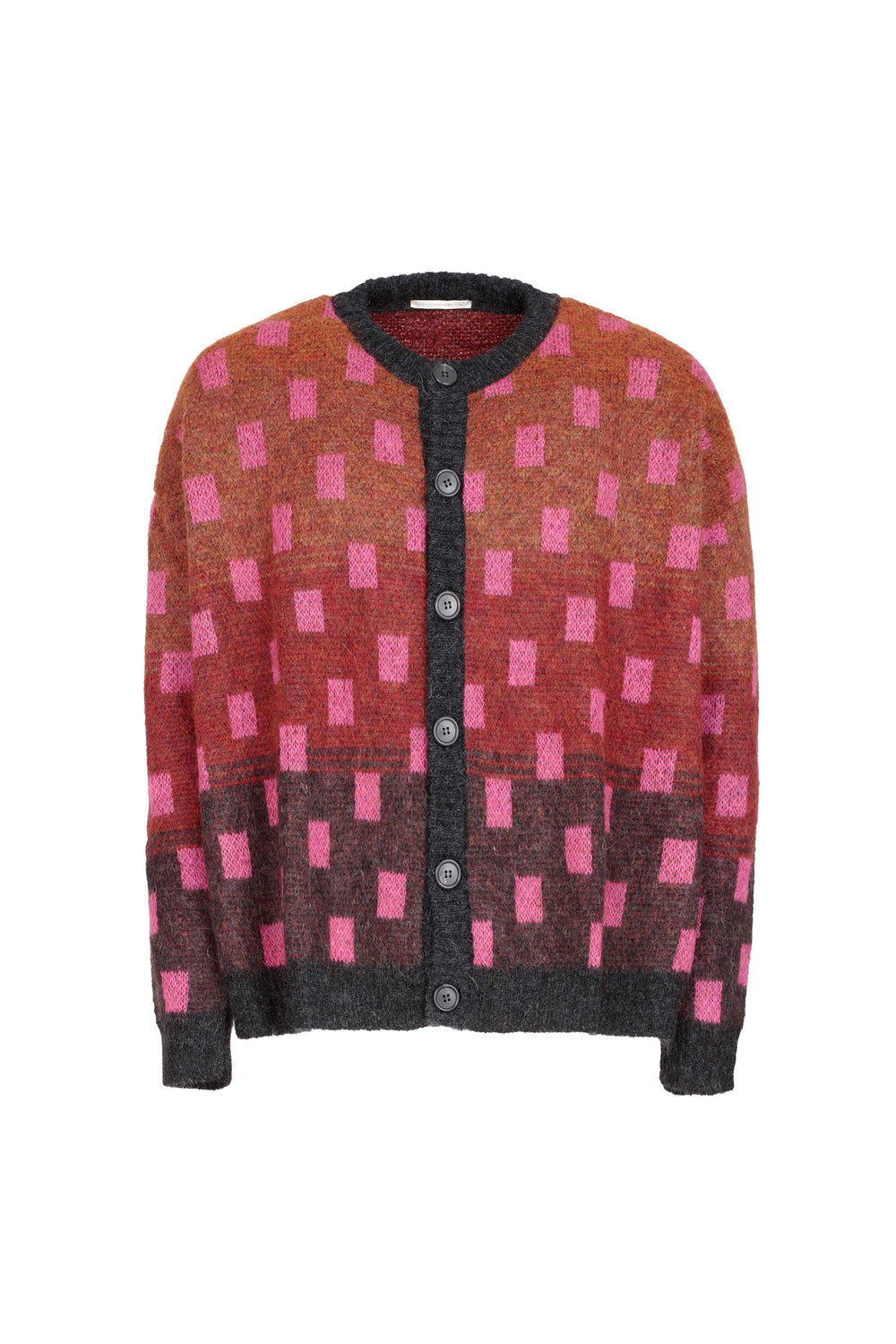 Geometric Mohair Cardigan