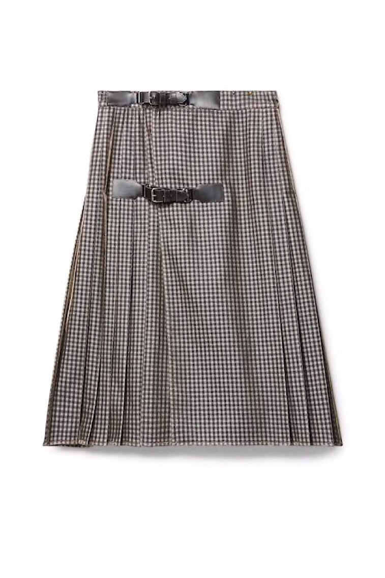 Gingham And Lurex Kilt