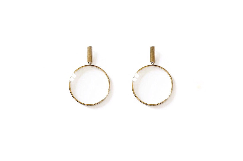 Magnifying Glass Earrings