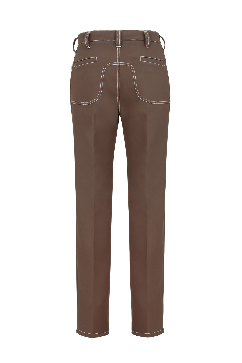Trousers With Contrasting Stitching
