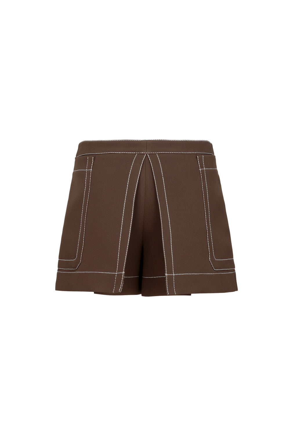 Shorts With Contrasting Stitching