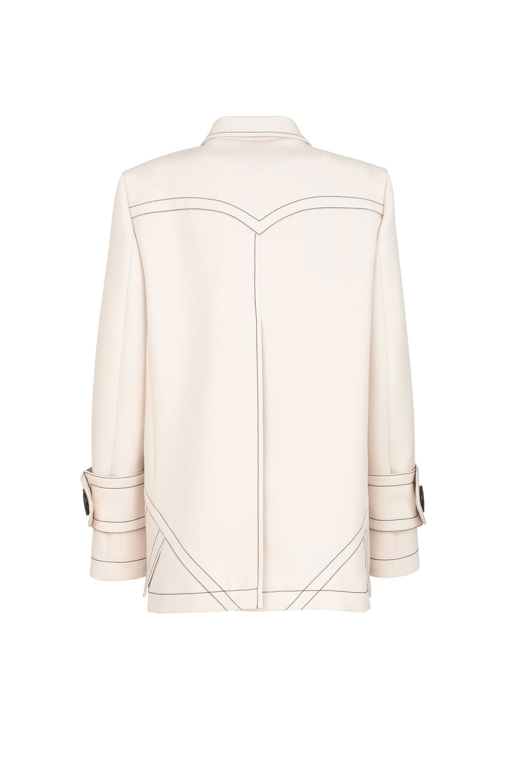 Jacket With Contrasting Stitching