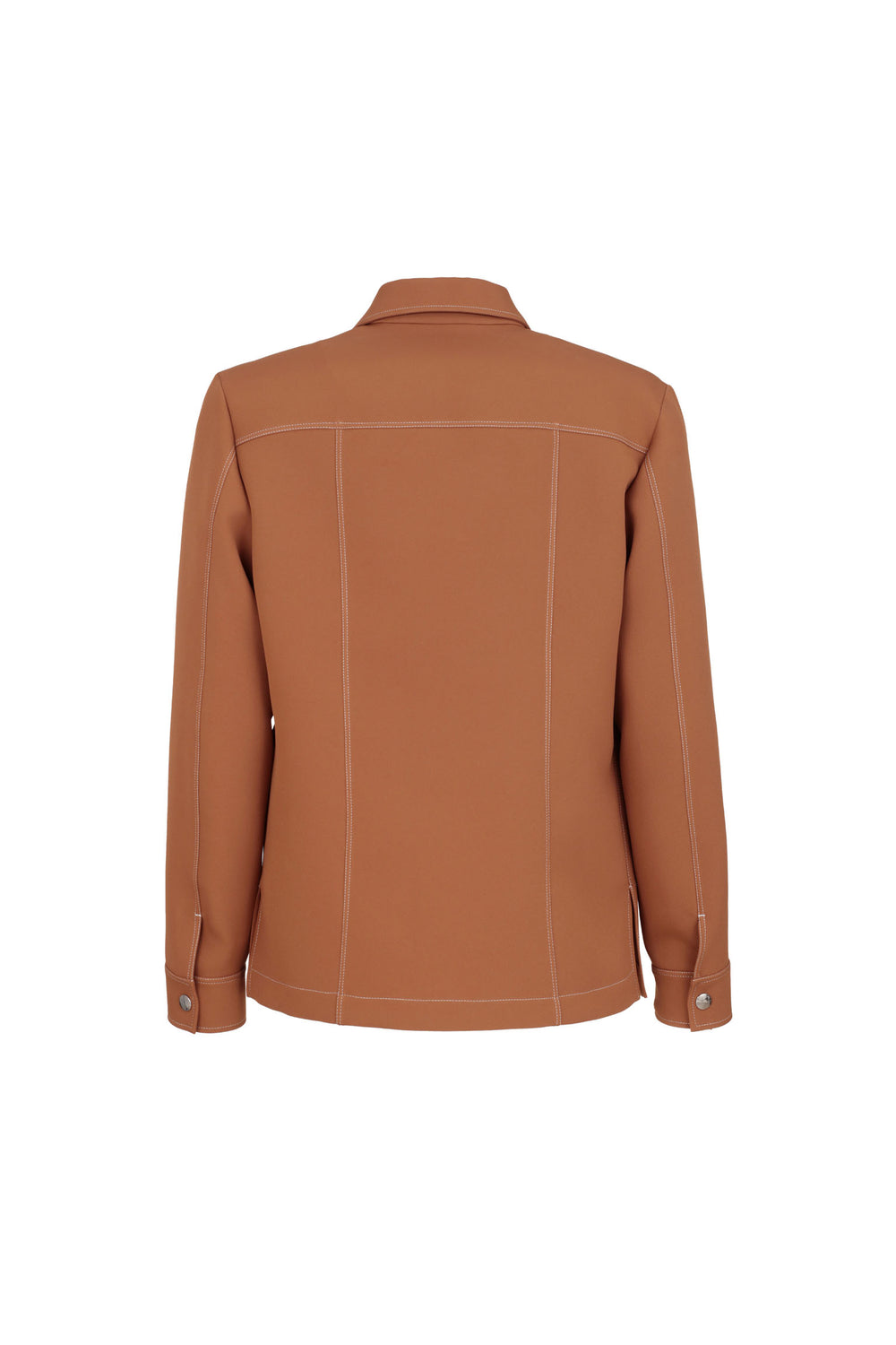 Overshirt With Contrasting Stitching