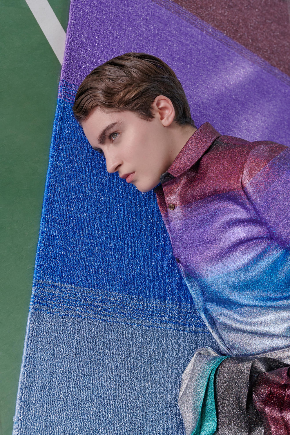 Multicolor lurex shirt