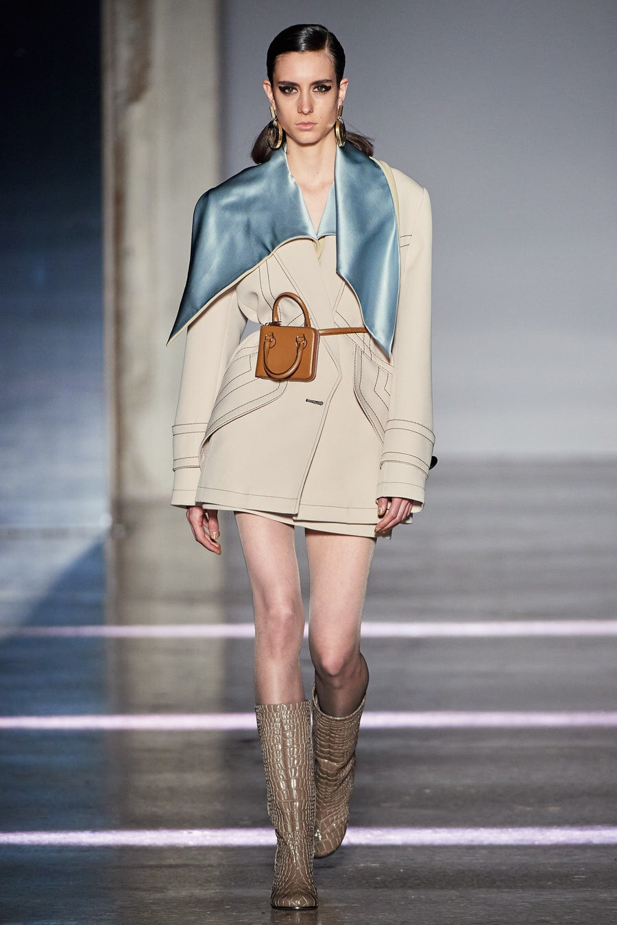 Jacket With Contrasting Stitching