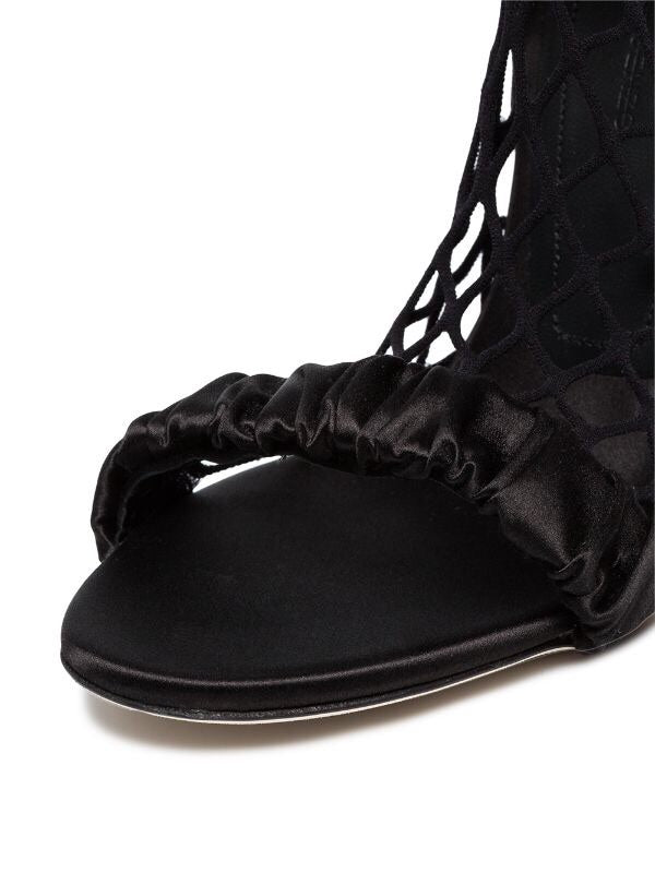 Satin sock sandals