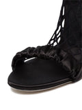 Satin sock sandals