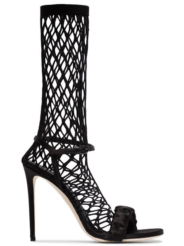 Satin sock sandals